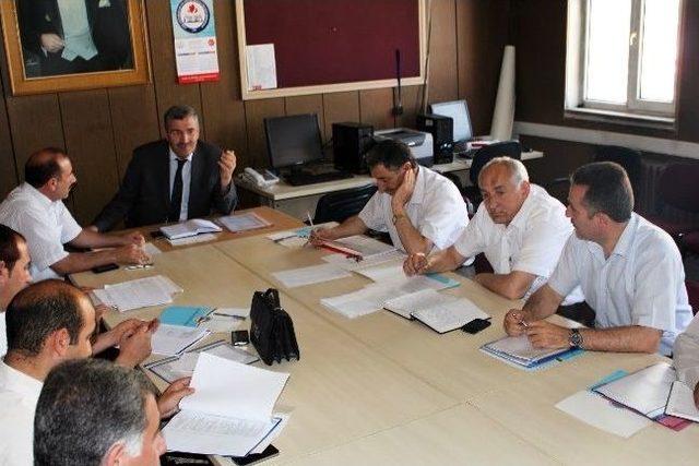 Ağrı&rsquo;da İl&ccedil;e Milli Eğitim M&uuml;d&uuml;rleri Toplantısı 2