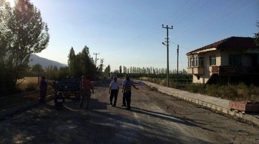 Başkan Akkaya B&ouml;lge Hastanesi Yolunu Denetledi