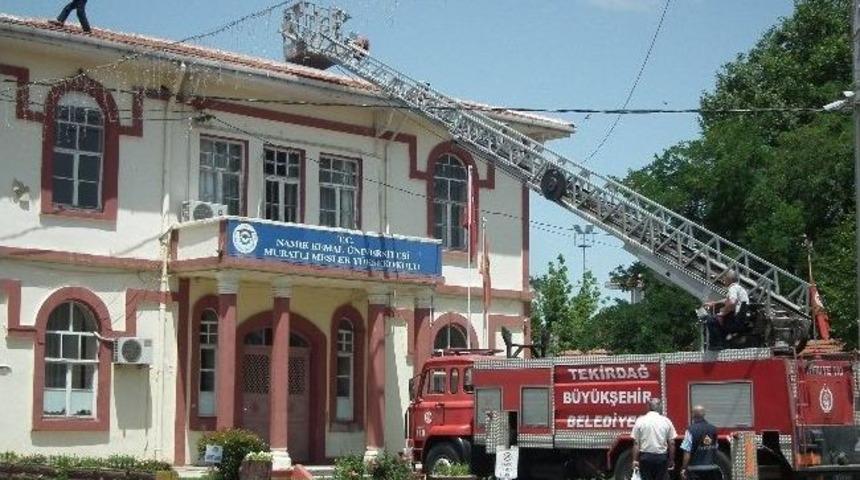 İtfaiyeden Kiremit Operasyonu