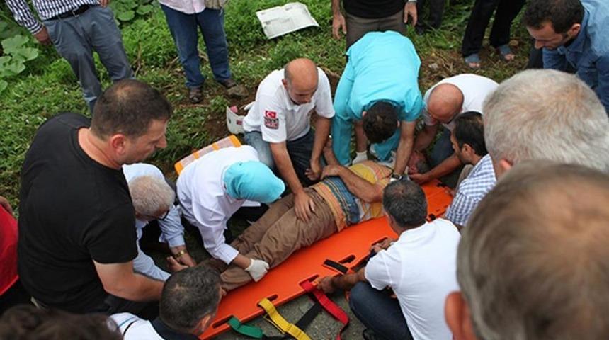 Rize'de Trafik Kazası: 3 Yaralı