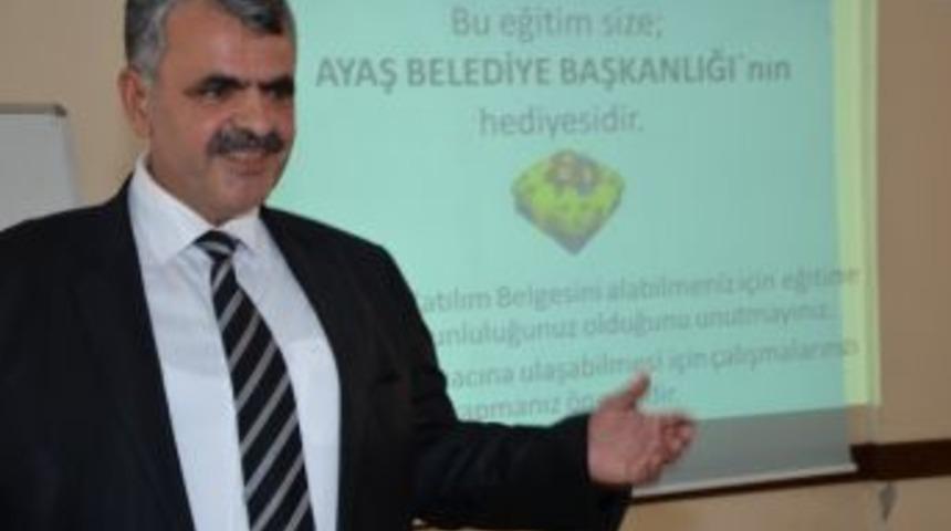Ayaş Belediyesi Kosgeb İş Birliği İle Girişimcilik Kursu Veriyor