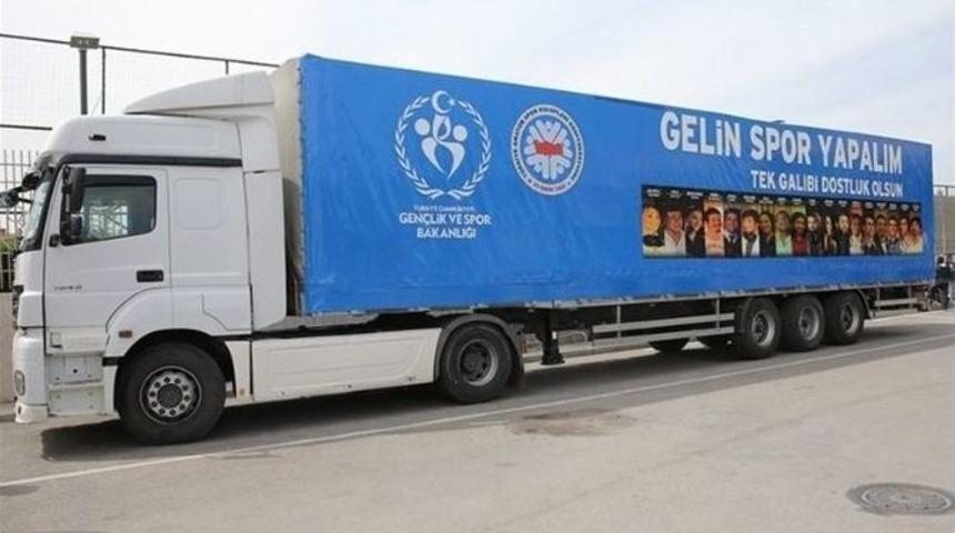 Spor Tır&rsquo;ı D&uuml;zce&rsquo;ye Geliyor