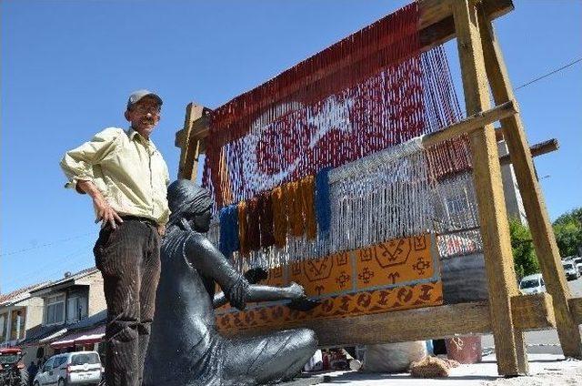 Bünyan Belediyesi Köprü Ve Çarşı Meydanında Peyzaj Çalışmaları Devam Ediyor