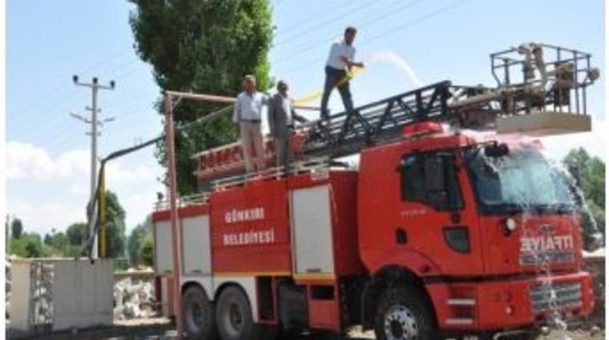 G&uuml;nkırı Belediyesi Su Dolum Tesisine Kavuştu