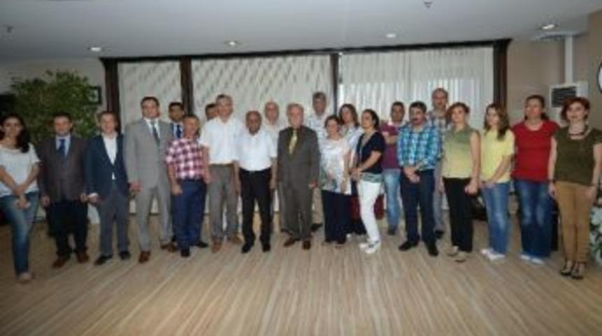 Başkan Arslan'a M&uuml;hendis Ve Mimarlardan Ziyaret