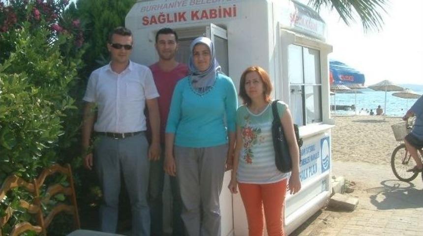 Mavi Bayraklı Plajlara Sağlık Kabini