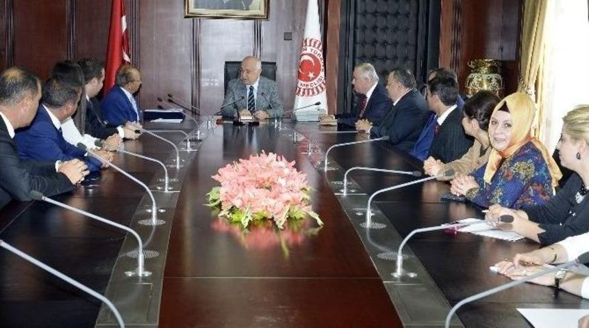Kent Konseyi&rsquo;nden Tbmm Başkanı &Ccedil;i&ccedil;ek&rsquo;e Ziyaret