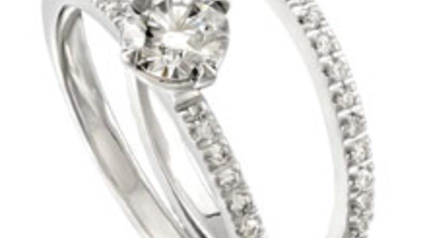 Divin'den Çift Pırlantalı Yüzük