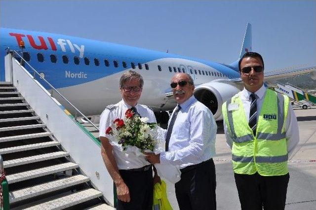 Gazipaşa Havalimanı&rsquo;na İsve&ccedil;li Tuıfly Nordic İlk Seferini D&uuml;zenledi 2