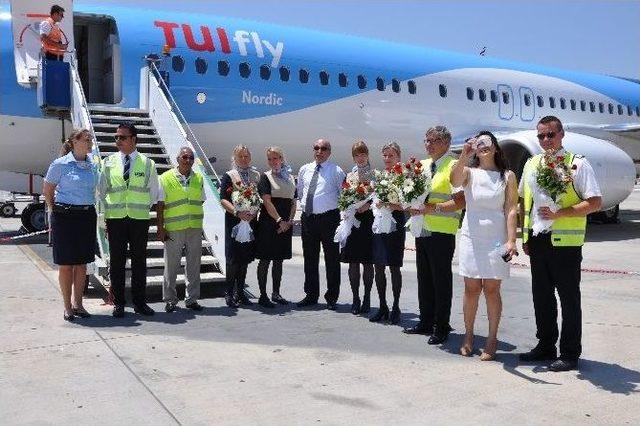 Gazipaşa Havalimanı&rsquo;na İsve&ccedil;li Tuıfly Nordic İlk Seferini D&uuml;zenledi 3