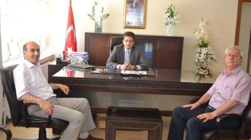 Kyk B&ouml;lge M&uuml;d&uuml;r&uuml;'nden Kaymakam Hakyemez&rsquo;e Ziyaret