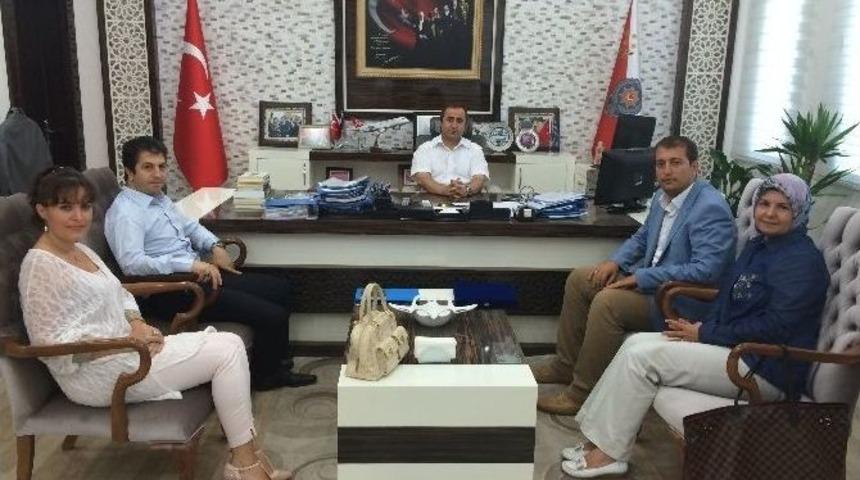 Yeşilay Manavgat Şube Y&ouml;netiminden Tonbul'a Ziyare
