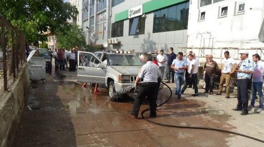 Park Halindeki Cip Alev Aldı