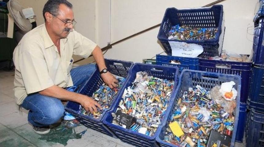 1 Milyon Kapak, 600 Kilo Atık Pil