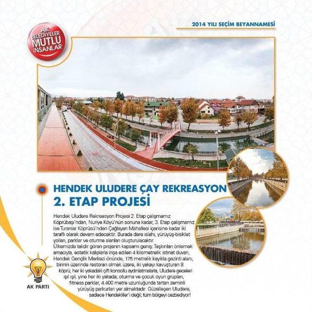 Hendek Uludere’de 2. Etap Rekreasyon Çalışmaları Başladı