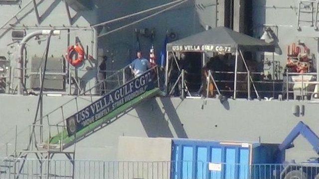 Abd Askeri Gemisi Kuşadası&rsquo;nda 2