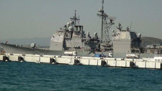 Abd Askeri Gemisi Kuşadası&rsquo;nda 3