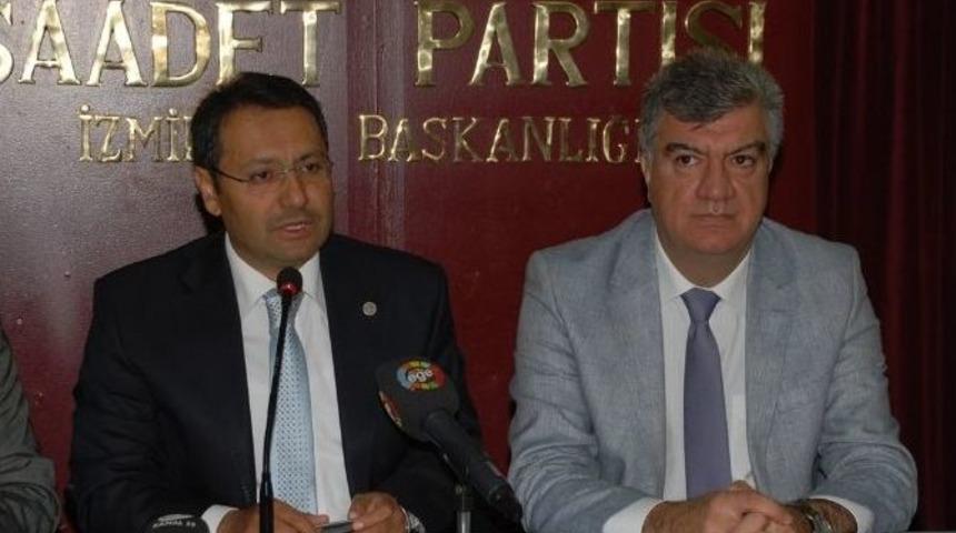 Chp İzmir İl Başkanı Ali Engin Saadet Partisi'ni Ziyaret Etti