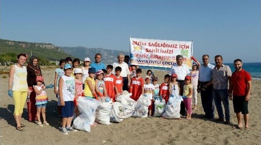 Minikler &Ccedil;evre Temizliği Yaptı