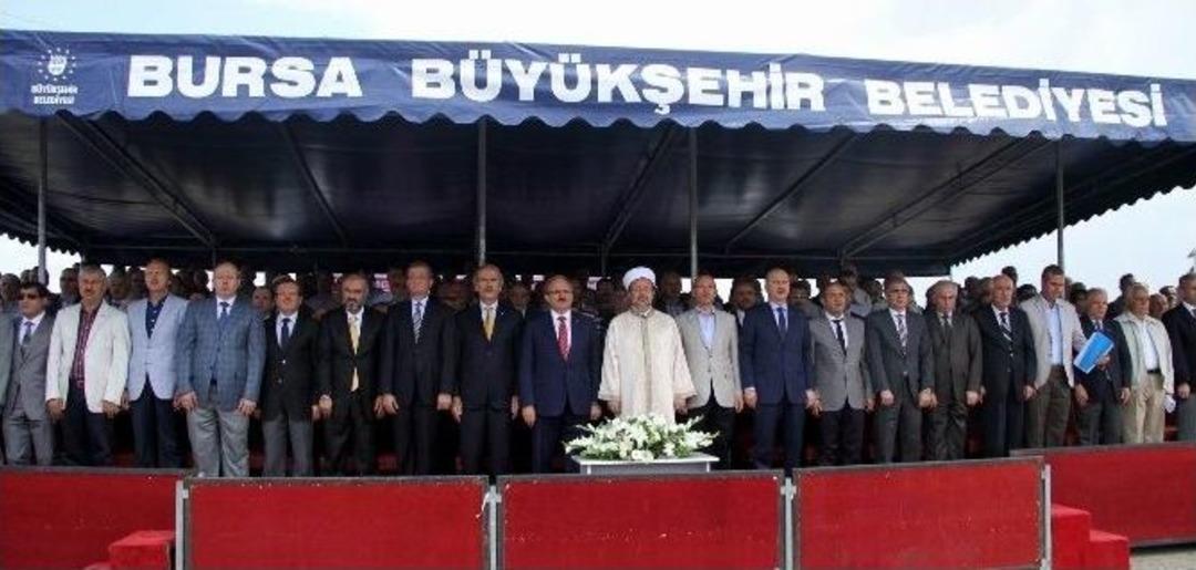Diyanet İşleri Başkanı G&ouml;rmez, T&uuml;rkiye&rsquo;nin İlk Diyanet Kompleksinin Temelini Attı
