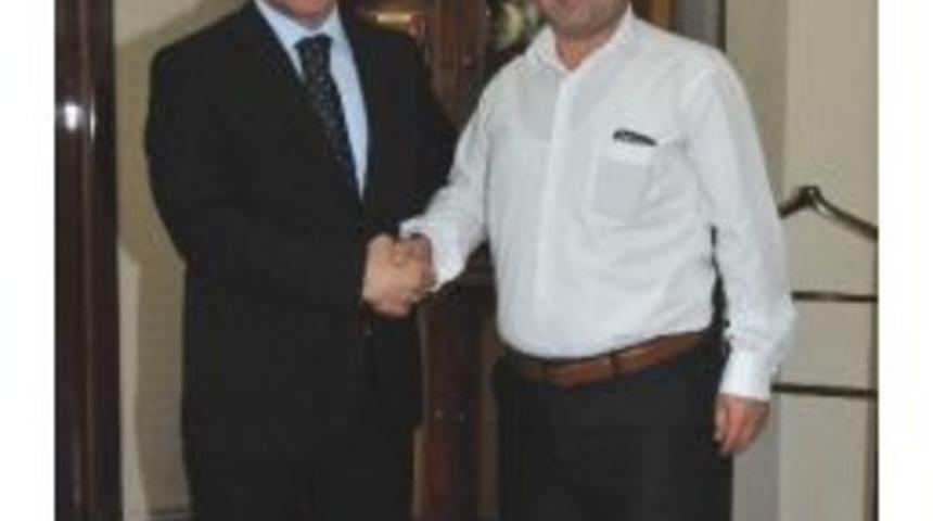 İha Afyonkarahisar İl Temsilciliği'nden Vali G&uuml;ner&rsquo;e Ziyaret