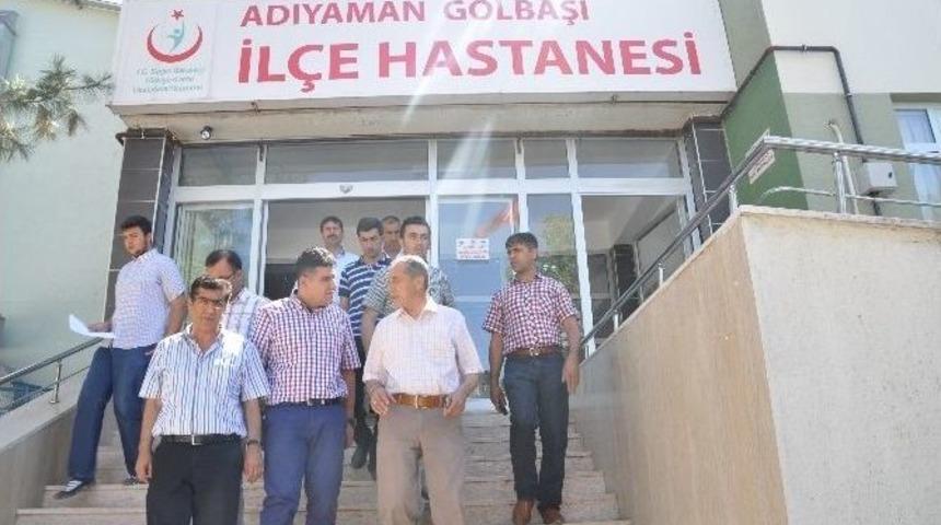 Başkan &Ouml;zdemir&rsquo;den, Hastanede İnceleme