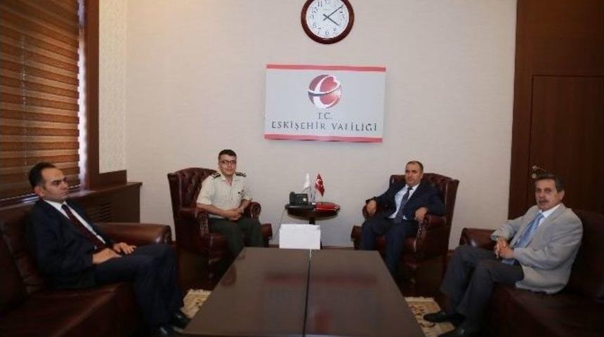 Kastamonu Alay Komutanı J. Alb. Serdar G&uuml;ng&ouml;r&rsquo;den Veda Ziyareti