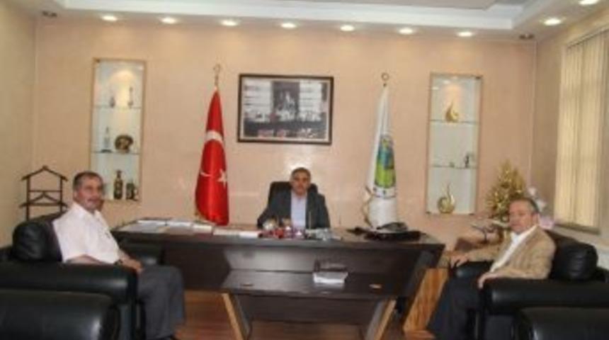 İl M&uuml;ft&uuml;s&uuml; Serenli Başkan İnci'yi Ziyaret Etti