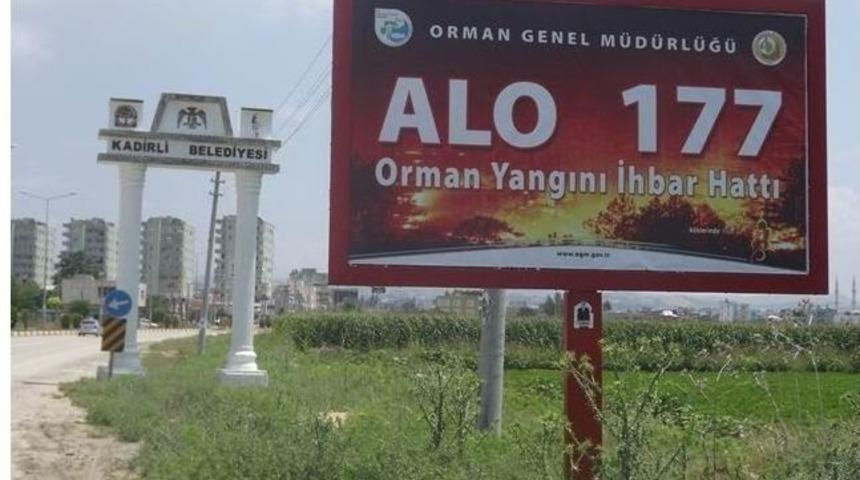 Orman Yangınlarıyla &ldquo;bilboard&rdquo;lı M&uuml;cadele