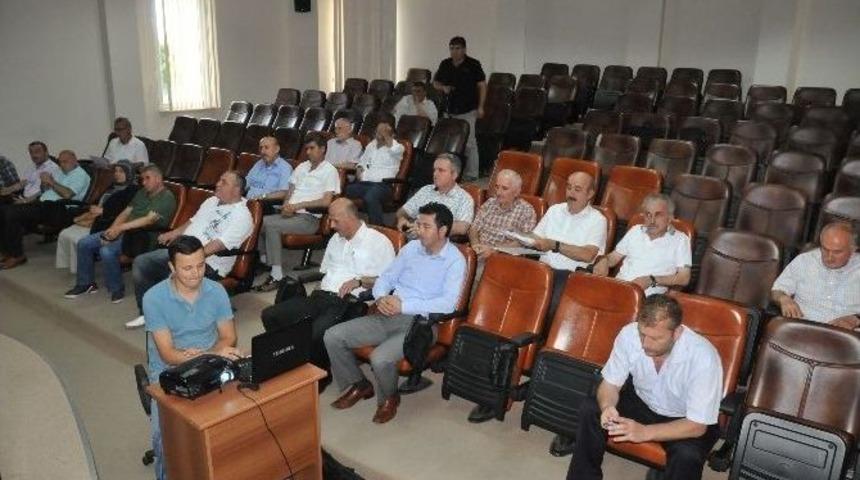 Ak&ccedil;akoca Belediye Meclis &Uuml;yeleri &Ccedil;alışmaları Değerlendirdiler