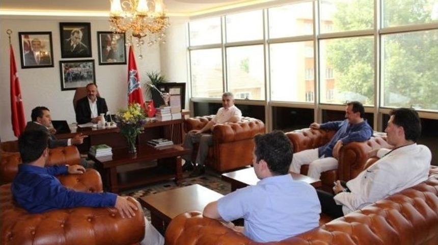 Tse&rsquo;den G&uuml;rsu Belediye Başkanı Yıldız&rsquo;a Hayırlı Olsun Ziyareti