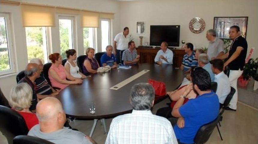 Chp Didim İl&ccedil;e Y&ouml;netimi, Başkan Atabay'ı Ziyaret Etti