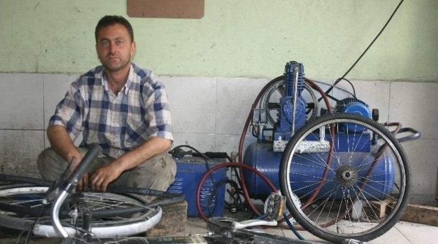 Okullar Tatil Oldu Bisiklet&ccedil;ilerin Y&uuml;z&uuml; G&uuml;ld&uuml;