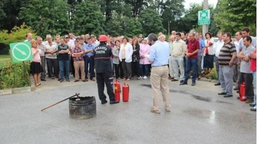 Obm&rsquo;de Yangın Tatbikatı Ger&ccedil;eği Aratmadı