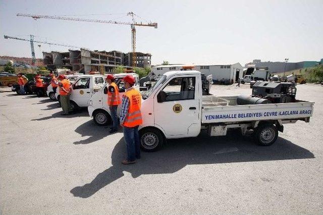 Yenimahalle Belediyesi Haşerelere Savaş Açtı