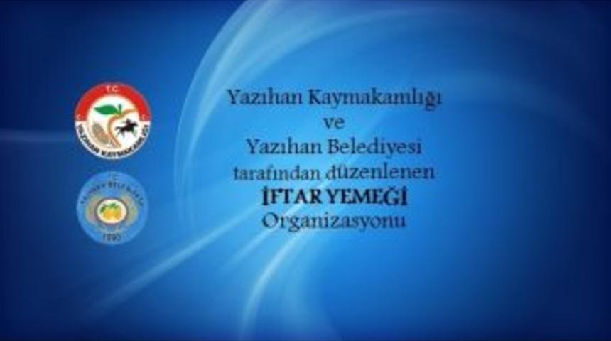 Yazıhan İftarda Buluşuyor