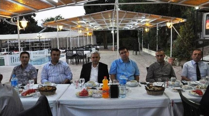 Malkara İl&ccedil;e Jandarma Komutanına Veda Yemeği D&uuml;zenlendi