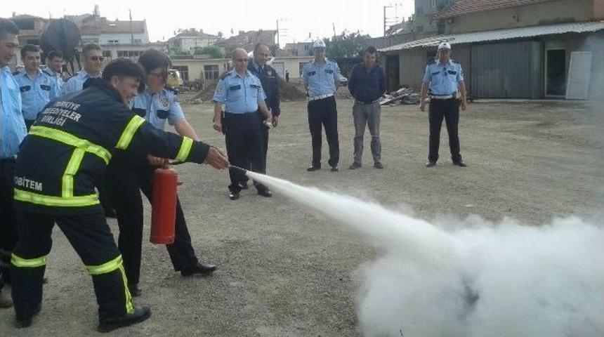 Emniyet Personeline Yangın Eğitimi