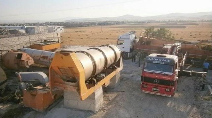 Hibe Edilen Asfalt Plenti Bolvadin Asfalt Şantiyesine Kuruldu