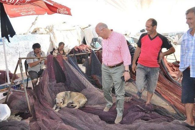 S&uuml;leymanpaşa Belediye Başkanı Eşkinat&rsquo;tan Balık&ccedil;ılara Ziyaret 1