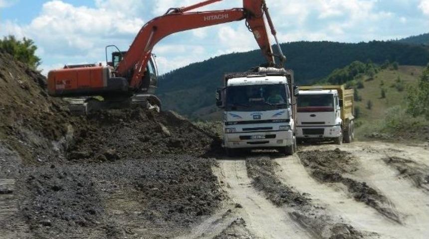Ağlı Azdavay Pınarbaşı Ulus Yolu Yapılıyor
