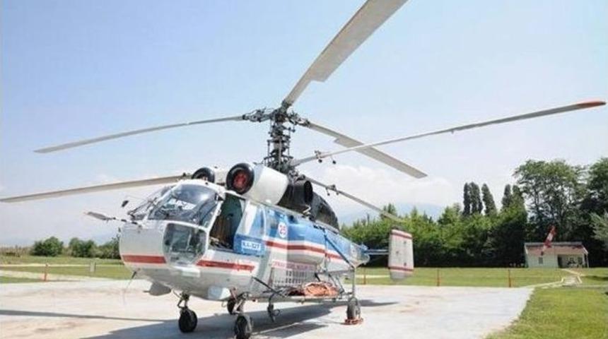 Bursa'da Yangın S&ouml;nd&uuml;rme Helikopteri G&ouml;reve Başladı