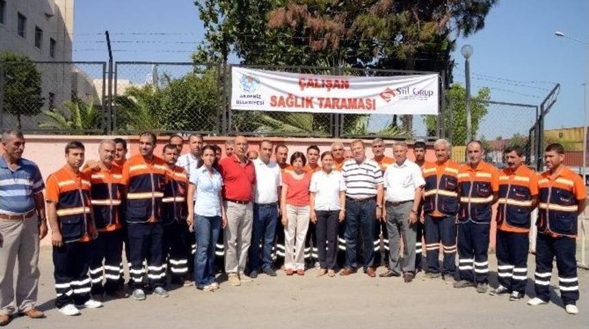 Belediye Personeli Sağlık Taramasından Ge&ccedil;ti