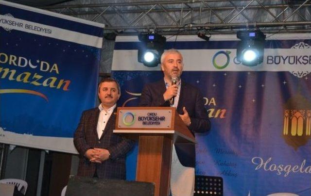 Başkan Enver Yılmaz 6. İftar Programını Fatsa'da Yaptı