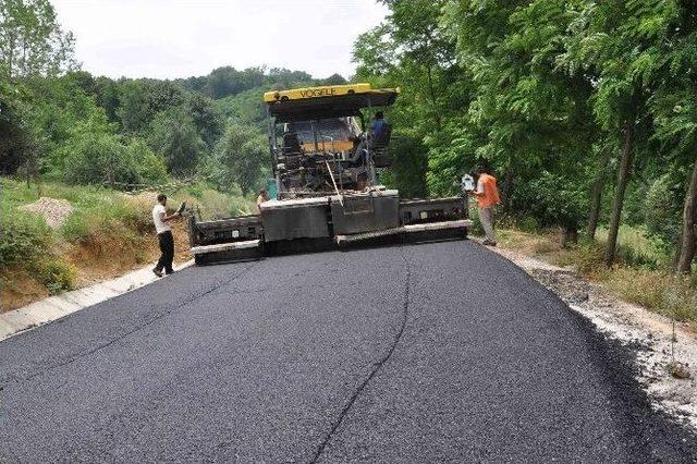 Kartepe K&ouml;ylerinde Asfalt &Ccedil;alışması 1