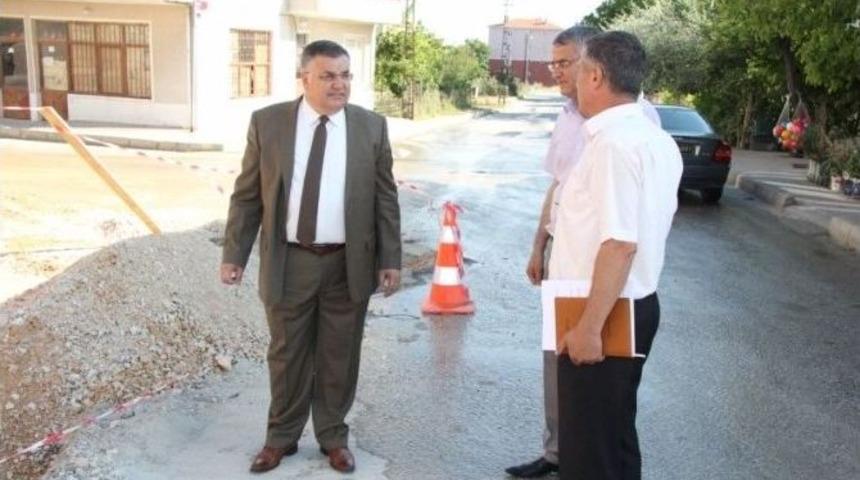 Kırklareli Belediye Başkanı Kesimoğlu, Yağmur Suyu Kanal Çalışmalarını İnceledi