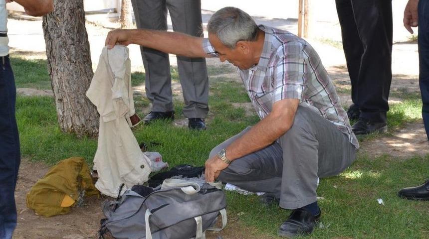 Karaman'da Ş&uuml;pheli &Ccedil;anta F&uuml;nyeyle Patlatıldı