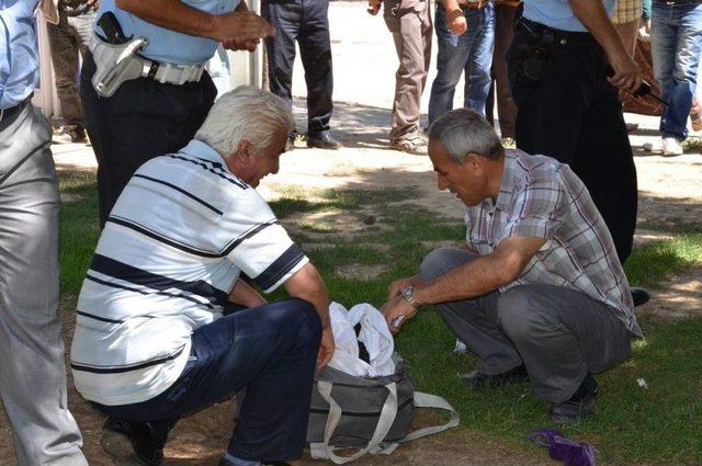 Karaman da Ş&uuml;pheli &Ccedil;anta F&uuml;nyeyle Patlatıldı 2