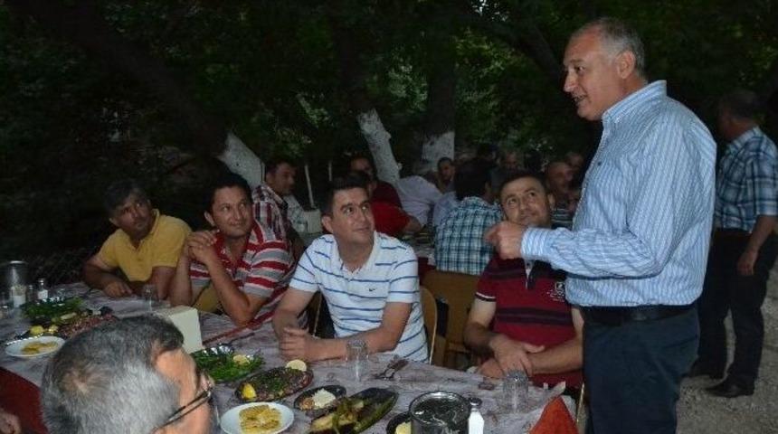 Aesob’dan Batı’daki İlçe Odalarına İftar Yemeği