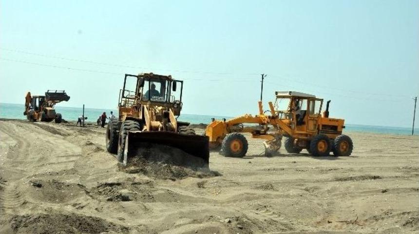 Erdemli&rsquo;nin Kocahasanlı Sahilinde D&uuml;zenleme